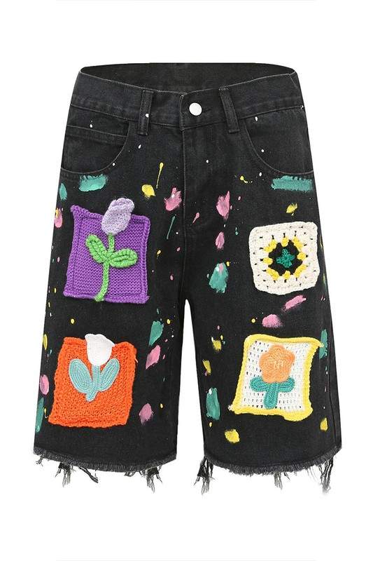 VINTAGE DENIM BERMUDA SHORTS