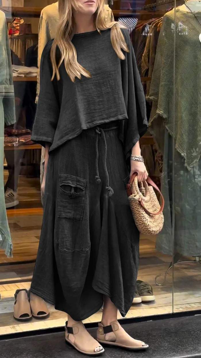  LOOSE SKIRT TWO PIECE SUIT