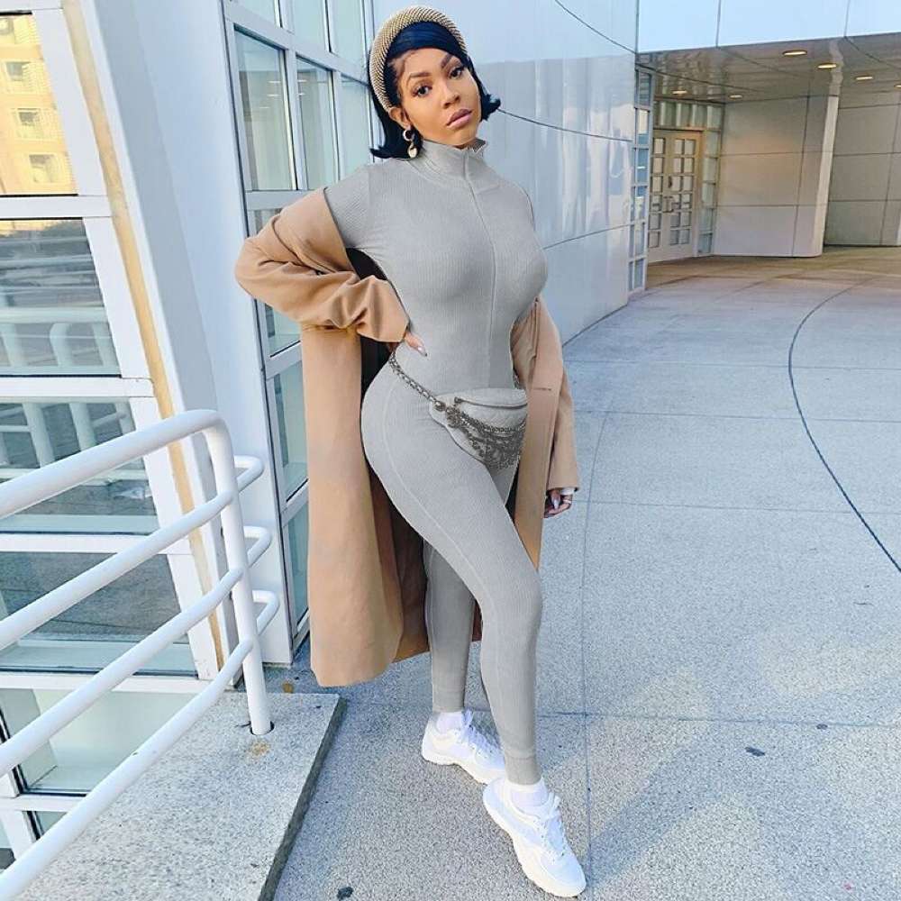 White High Neck Bodysuit