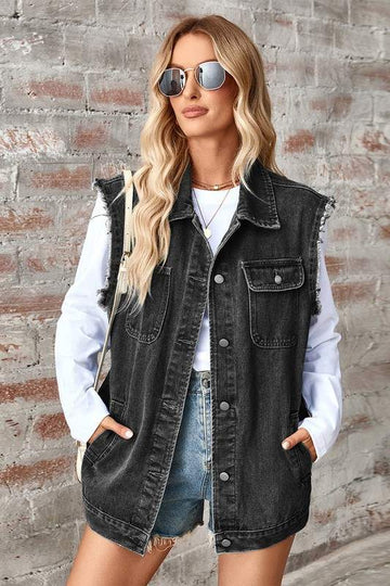PATCHWORK VEST TOP