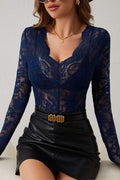 LACE LONG SLEEVE SHIRT