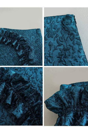 RUFFLE MINI SKIRT