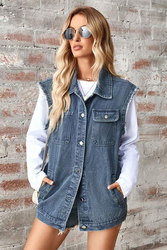PATCHWORK VEST TOP