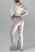 KNITTED SHIRT AND PANTS SET