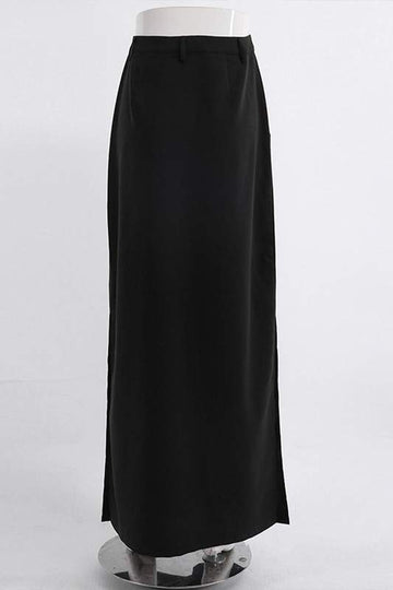 HIGH WAIST FULL LENGTH SKIRT