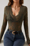 LACE LONG SLEEVE SHIRT