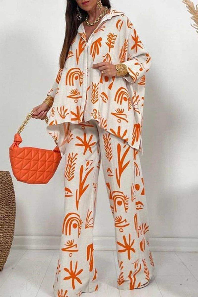 Printed Top and Pants: Trendy Loungewear