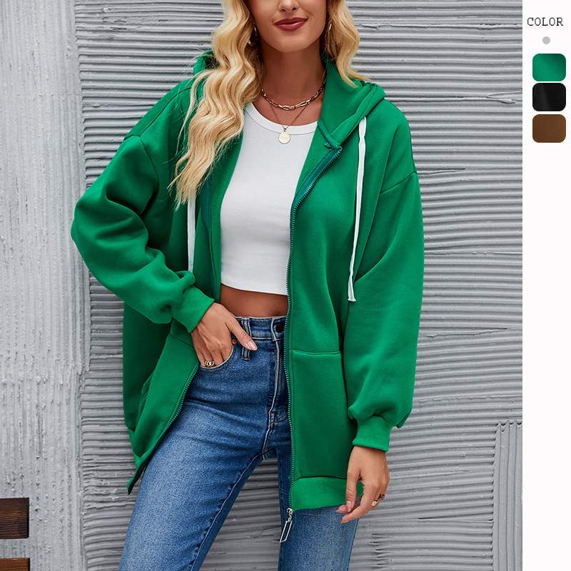 HOODED SWEATER CASUAL CARDIGAN