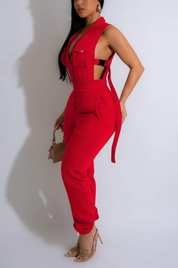 Stylish One-Piece Casual Jumpsuit