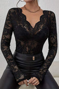 LACE LONG SLEEVE SHIRT
