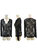 LACE LONG SLEEVE SHIRT