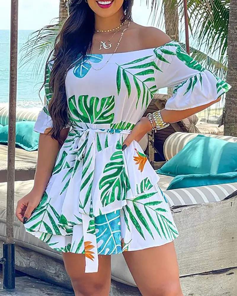 Lightweight Printed Dress for Summer Fun