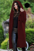 LONG SWEATER HOODED CARDIGAN WOMEN S SWEATER