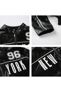 FAUX LEATHER BIKER JACKET