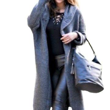  LONG SWEATER HOODED CARDIGAN WOMEN S SWEATER