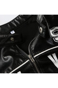 FAUX LEATHER BIKER JACKET