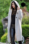  LONG SWEATER HOODED CARDIGAN WOMEN S SWEATER