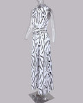 ABSTRACT PRINT SLEEVELESS WIDE LEG JUMPSUIT - Missyess