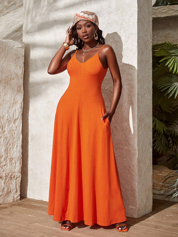 Elegant Black Maxi Dress for Summer