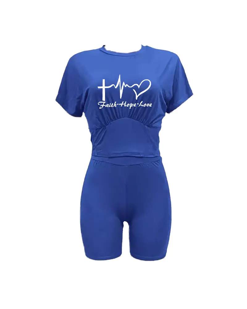 Matching Outfit: Stylish Crop & Bike Shorts