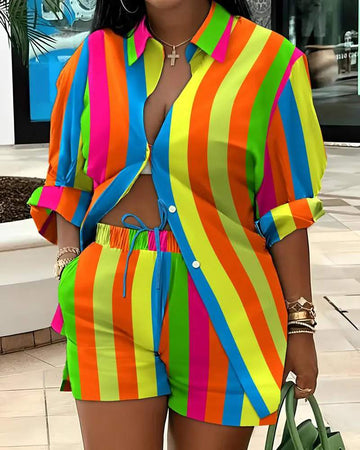 Chic and Comfortable: Vibrant Matching Set