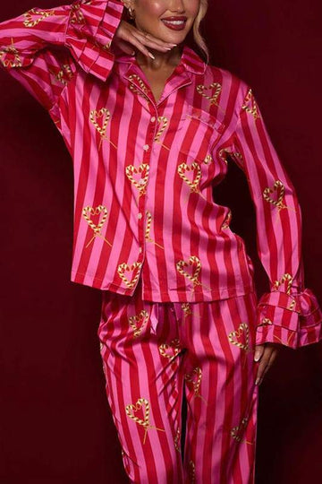 COLLAR TOP AND PANTS SET