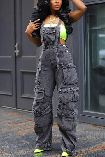 OVERALLS DENIM PANTS