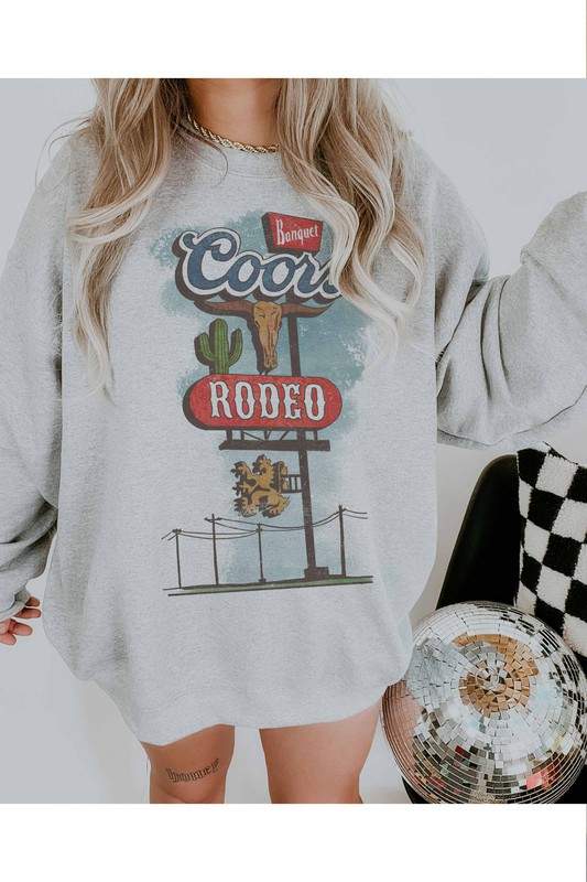 COORS RODEO WESTERN STREET GRAPHIC SWEATSHIRT