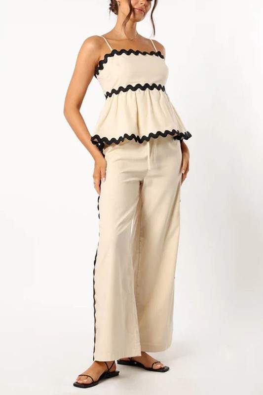 CAMI TOP AND PANTS SET