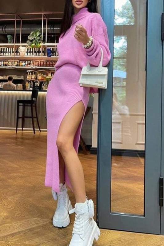 SWEATER SKIRT SET