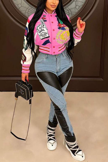 LETTER LONG SLEEVE JACKET
