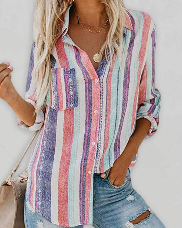 Everyday Striped Top, Comfortable Fit