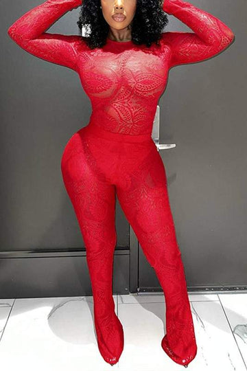 LACE BODYSUIT AND LEGGINGS SET