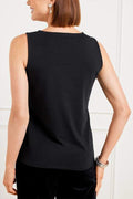 SEQUIN EMBELLISHED SLEEVELESS TOP