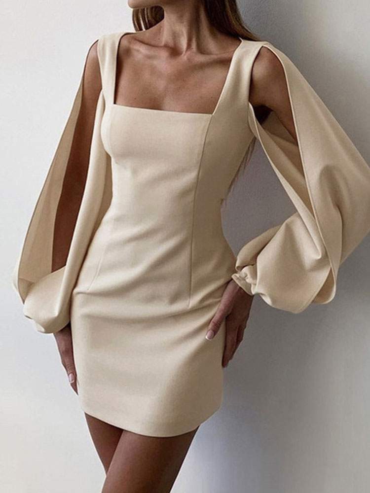 Chic Party Dress, Trendy Evening Wear