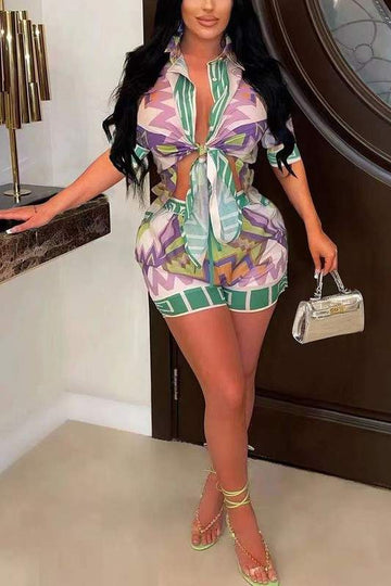 Stylish Beachwear: Women's Matching Set