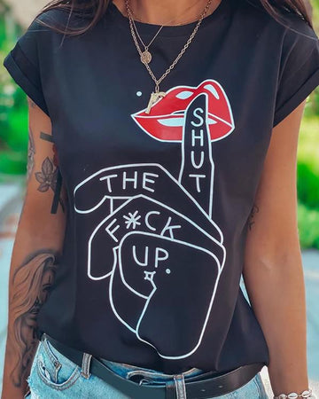 Trendy Apparel: Statement Tee Shirt