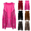  TASSEL VEST SLEEVELESS CARDIGAN TRENDY