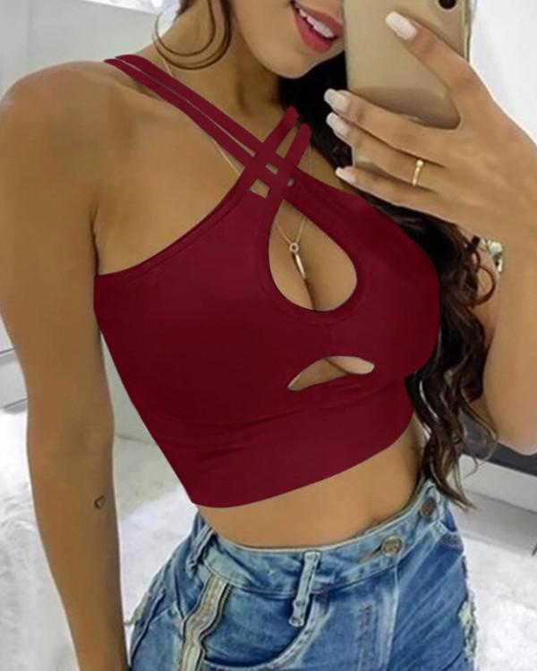 Fashionable Women's Strappy Top