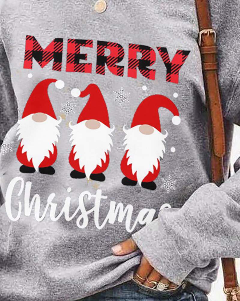 Festive Long Sleeve Christmas Top