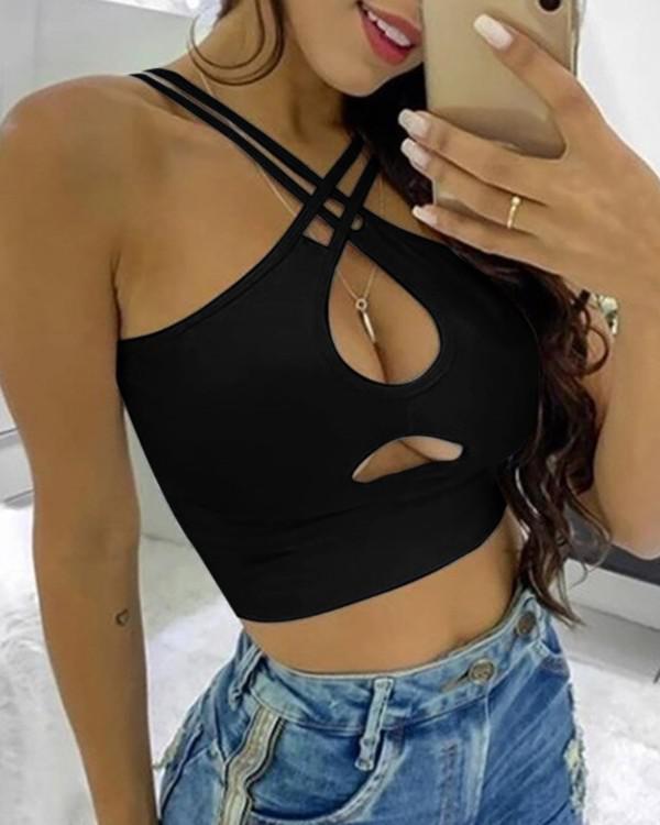 Fashionable Women's Strappy Top
