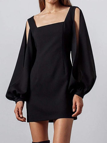 Chic Party Dress, Trendy Evening Wear