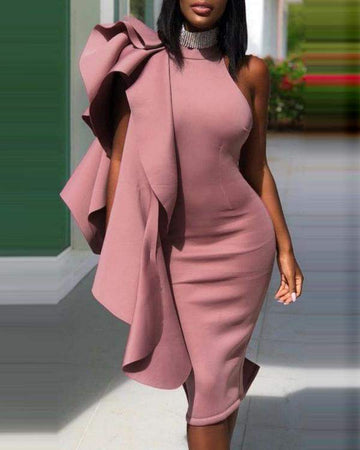 One-Shoulder Dress, Fashionable Formal Wear