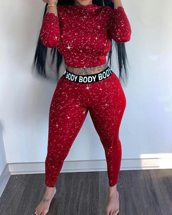Fashionable Activewear: Matching Body Suit Set