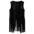  TASSEL VEST SLEEVELESS CARDIGAN TRENDY