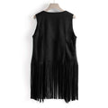  TASSEL VEST SLEEVELESS CARDIGAN TRENDY