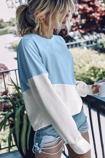 Color Block Sweatshirt for Women
