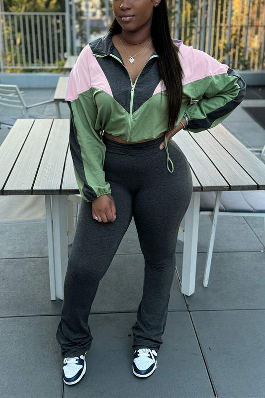 WORKOUT TIGHTS TRACKSUIT SET
