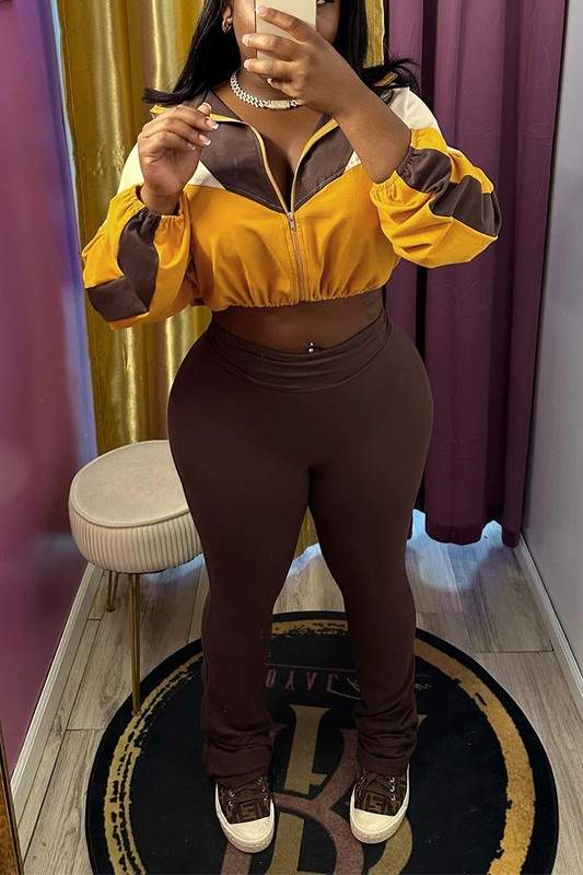 WORKOUT TIGHTS TRACKSUIT SET