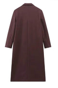 LONGLINE WOOL BLEND COAT